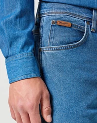 Wrangler Regular-Fit-Jeans Hose Texas Hellblau/Blau