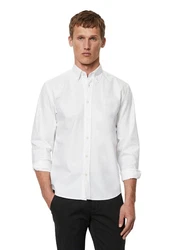 Marc O'Polo Langarmhemd Weiß/Creme
