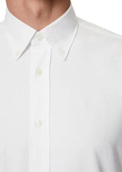 Marc O'Polo Langarmhemd Weiß/Creme