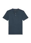 Marc O'Polo Henleyshirt mit Knopfleiste Dunkelblau/Blau/Grau