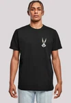 F4NT4STIC T-Shirt Looney Tunes Bugs Bunny Schwarz