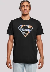 F4NT4STIC T-Shirt DC Comics Superman Logo Superheld Herren Schwarz