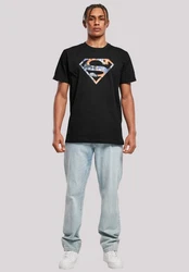 F4NT4STIC T-Shirt DC Comics Superman Logo Superheld Herren Schwarz