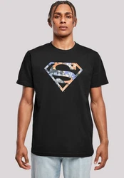 F4NT4STIC T-Shirt DC Comics Superman Logo Superheld Herren Schwarz