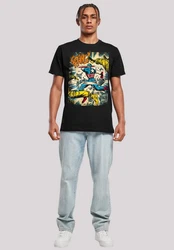 F4NT4STIC T-Shirt Marvel Captain America Creme/Schwarz/Silber/Braun/Grün