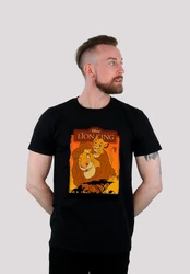 F4NT4STIC T-Shirt Disney König der Löwen Simba und Mufasa Rot/Braun/Gelb