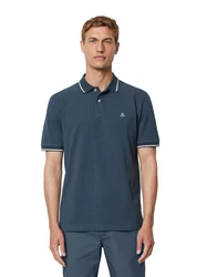 Marc O'Polo Poloshirt Blau/Dunkelblau/Grau