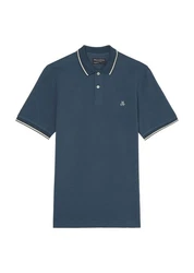Marc O'Polo Poloshirt Blau/Dunkelblau/Grau