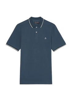 Marc O'Polo Poloshirt Blau/Dunkelblau/Grau