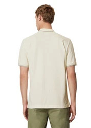 Marc O'Polo Poloshirt Khaki/Beige/Weiß/Creme/Braun