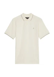 Marc O'Polo Poloshirt Khaki/Beige/Weiß/Creme/Braun