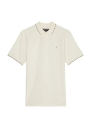 Marc O'Polo Poloshirt Khaki/Beige/Weiß/Creme/Braun