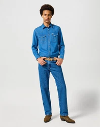 WRANGLER Jeans Hellblau/Blau/Gelb/Grün