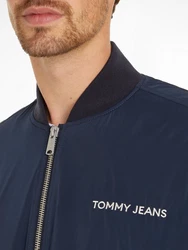 Tommy Jeans Bomberjacke TJM ENTRY BOMBER EXT mit Logopatch blau