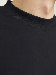 Jack & Jones Rundhalsshirt JPRBLACHAD BRANDING SS CREW NECK TEE Dunkelblau/Schwarz