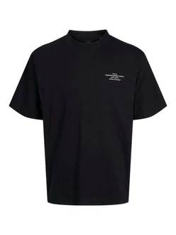 Jack & Jones Rundhalsshirt JPRBLACHAD BRANDING SS CREW NECK TEE Dunkelblau/Schwarz Jack & Jones Rundhalsshirt JPRBLACHAD BRANDING SS CREW NECK TEE Dunkelblau/Schwarz