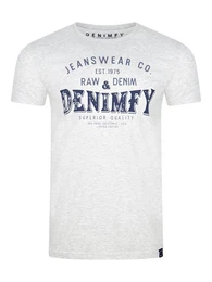 T-Shirt Herren Printshirt DFNuri Regular Fit (1-tlg) Kurzarm Tee Shirt mit Rundhalsausschnitt aus 100% Baumwolle