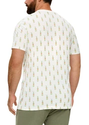 s.Oliver T-Shirt mit Sinalco-Print Artwork Gelb
