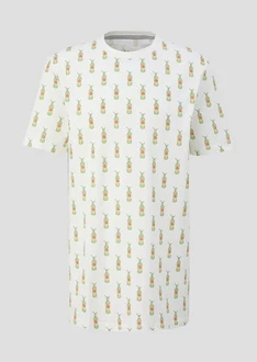 s.Oliver T-Shirt mit Sinalco-Print Artwork Gelb