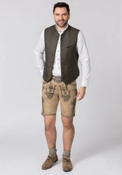 Stockerpoint Trachtenlederhose Artur Braun/Khaki/Beige