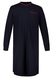 JP1880 Schlafanzug Nachthemd Homewear Dunkelblau/Grau