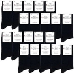 Businesssocken Herren 100% Baumwollsocken 10-20er Pack (Modell: Ingo) (20-Paar)