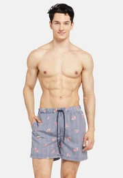 Badeshorts Gestreifte Badeshorts Mit Melonenprint