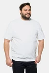 JP1880 T-Shirt Basic Bauchfit Halbarm Weiß/Grau/Creme JP1880 T-Shirt Basic Bauchfit Halbarm Weiß/Grau/Creme