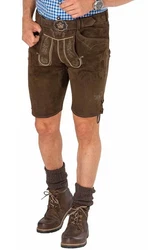 Spieth & Wensky Trachtenlederhose Dunkelbraun/Braun/Khaki