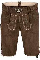 Spieth & Wensky Trachtenlederhose Dunkelbraun/Braun/Khaki