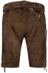 Spieth & Wensky Trachtenlederhose Dunkelbraun/Braun/Khaki