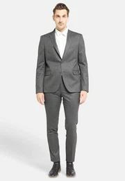 Hosenanzug Business-anzug Slim Fit 1-reihig