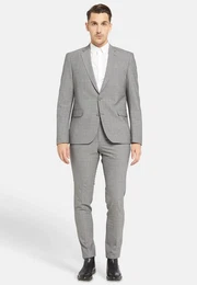 Hosenanzug Business-anzug Slim Fit 1-reihig