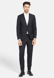 Hosenanzug Business-anzug Modern Fit 1-reihig