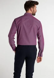 Eterna Langarmhemd MODERN FIT Bordeaux/Dunkelrot/Lila/Rot/Rosa