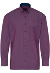 Eterna Langarmhemd MODERN FIT Bordeaux/Dunkelrot/Lila/Rot/Rosa
