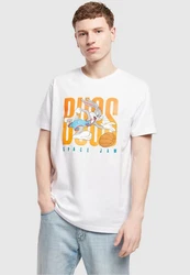 Mister Tee T-Shirt Weiß/Creme/Grau