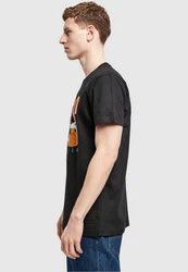 Mister Tee T-Shirt Braun/Lila/Gold/Schwarz/Hellblau