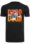 Mister Tee T-Shirt Braun/Lila/Gold/Schwarz/Hellblau