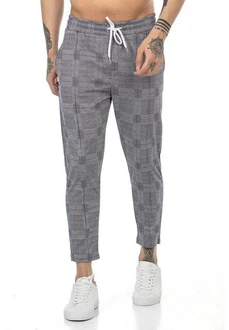 RedBridge Chinohose Jogg Pants Freizeithose Grau/Hellgrau/Dunkelgrau