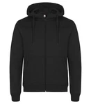 Clique Trainingspullover Miami Hoody FZ Schwarz