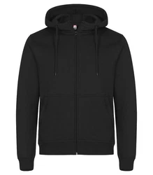 Clique Trainingspullover Miami Hoody FZ Schwarz