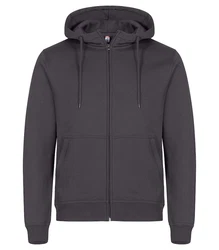 Clique Trainingspullover Miami Hoody FZ Dunkelgrau/Hellgrau/Grau