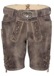 Spieth & Wensky Trachtenlederhose Petersberg-Hose Herren Trachtenhose (Ziegenvelour) Khaki/Grau/Braun/Dunkelbraun/Schwarz/Beige