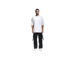 2Y Studios Baggy Jeans Adrik Basic (1-tlg., kein Set) Weiß/Dunkelblau