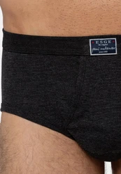 ESGE Die Wäsche-Macher Slip 5er Pack Feinripp Jeans Dunkelblau/Schwarz
