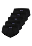 ESGE Die Wäsche-Macher Slip 5er Pack Feinripp Jeans Dunkelblau/Schwarz