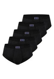 ESGE - Die Wsche-Macher Slip 5er Pack- Feinripp Jeans (Spar-Set, 5-St) Slip / Unterhose - Baumwolle - Mit Eingriff - Ohne Seitennhte