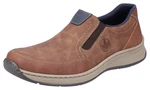 Rieker Slipper Schlupfschuh Halbschuh mit Stretcheinsätze braun