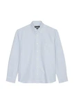 Marc O'Polo Langarmhemd Hellblau/Blau